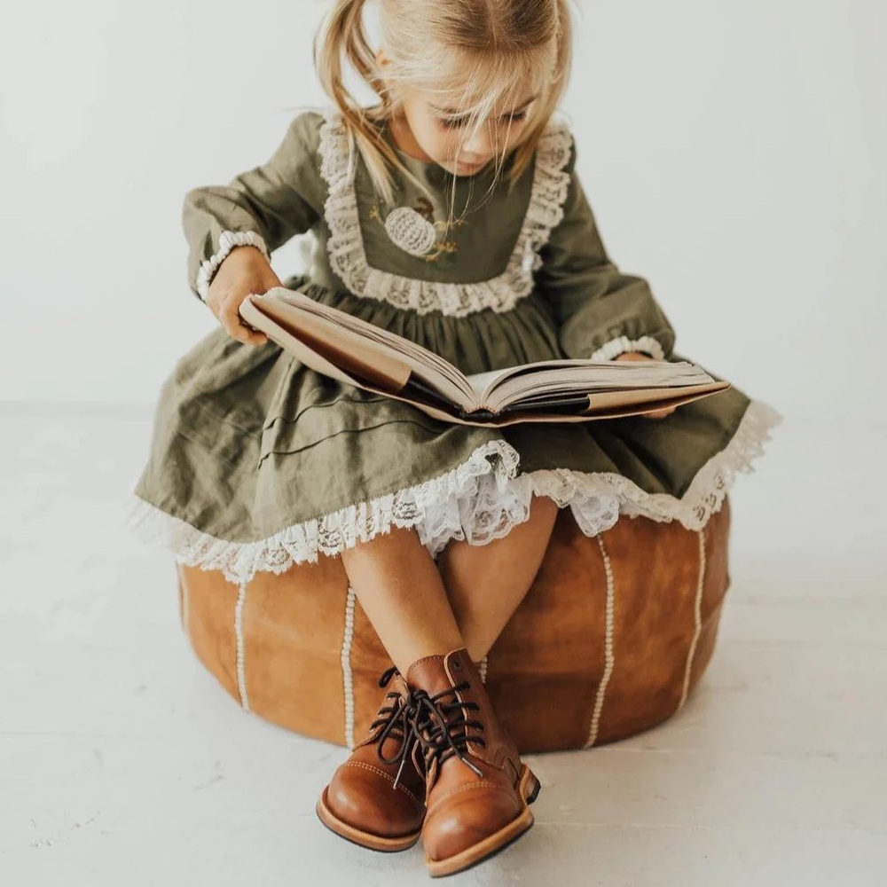 Mikoleon | Heirloom Luxe Classic Artisan Made Leather Kids Boots